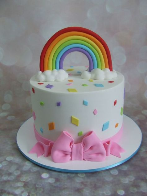 Gökkuşaği Pasta, My Little Pony Cake, Little Pony Cake, Pony Cake, Rainbow Birthday Cake, 2 Birthday Cake, 1st Birthday Cakes, Unicorn Cake, Rainbow Birthday