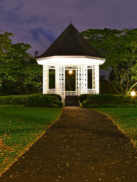 The old bandstand at Singapore Botanic Gardens. Singapore Botanic Gardens, Gazebo Pergola, Botanic Gardens, Botanical Gardens, The Old, Gazebo, Singapore, Pergola, Old Things