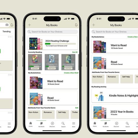 get into my @goodreads screen mockups! i really got to tap into my UI bag on this one which is always a good time! what app should I redesign next?🤔 #tothetcreations #figma #goodreads #uidesign #uxdesign #ux #uxdesigner #figmadesign #booklover #booknerd #design #branddesign #create #digitalproducts #contentcreation #dallasux #dallasbranding #dallasgraphicdesigner #dallaswebdesigner #creative #youtubechannel #youtube #dallasuxdesign Reading Challenge, Good Time, Ux Design, Book Nerd, Ui Design, Book Lovers, Mockup, Tap, Branding Design