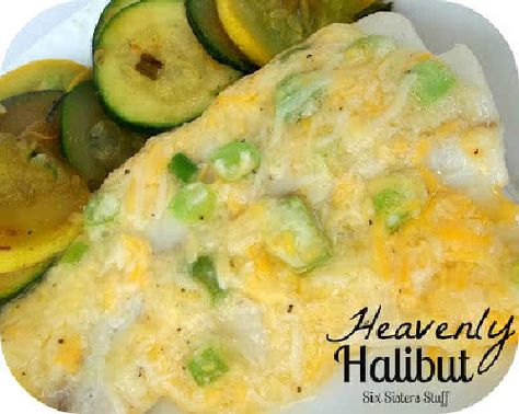 Heavenly Halibut, Six Sisters Recipes, Halibut Recipe, Halibut Recipes, Six Sisters Stuff, Six Sisters, Fish Dishes, Sea Food, Seafood Dishes