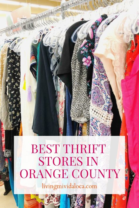 Best Thrift stores in Orange County - livingmividaloca.com - #LivingMiVidaLoca #OrangeCounty #ThriftStores #Thrifting Orange County Outfits Fashion, Southern California Fashion, Latina Lifestyle, Thrift Shop Outfit, Best Thrift Stores, Friend Ideas, Thrift Store Shopping, California Trip, Idol Fashion