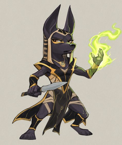 Chibi Anubis, Anubis Fanart, Jackal Art, Anubis Logo, Summoning Jutsu, Nabetse Zitro, Anubis Drawing, Anubis Art, Egypt Cat