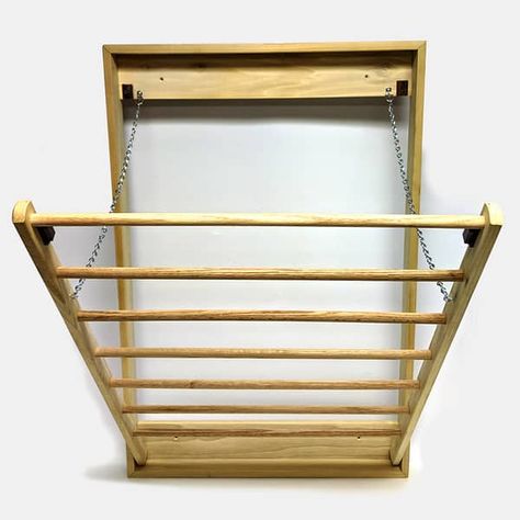 Wishlist View - Lehman's Wall Drying Rack, Wall Mounted Clothes Drying Rack, Laundry Pantry, To Hang Clothes, Laundry Drying Rack, Hanging Drying Rack, Drying Room, Hang Clothes, Laundry Rack