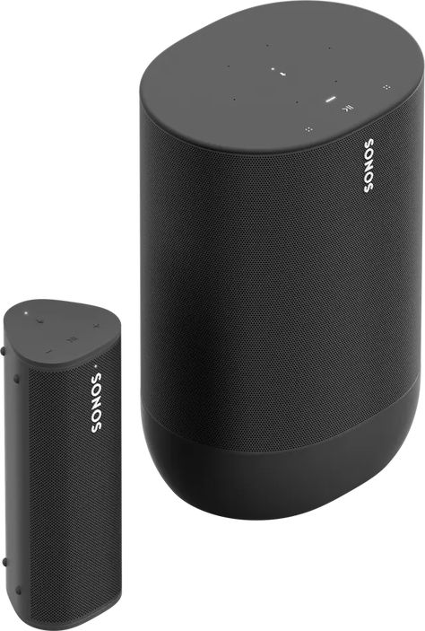 Portable Set with Move & Roam | Sonos Home Theater Surround Sound, Sonos Speakers, Sonos One, Sound System Speakers, Home Audio Speakers, In Wall Speakers, Outdoor Speakers, Smart Speaker, Audio Speakers