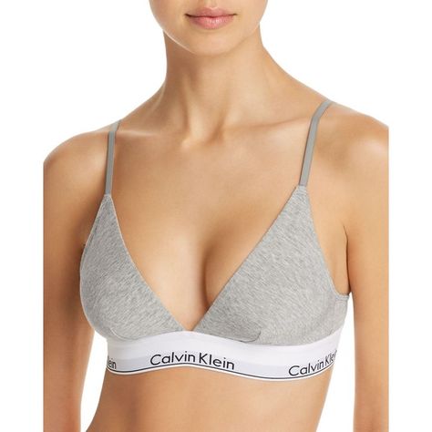 Calvin Klein Modern Cotton Multi-Way Convertible Triangle Wireless... (€30) ❤ liked on Polyvore featuring intimates, bras, heather gray, cotton no wire bra, convertible bra, multi way bra, underwire free bras and cotton wireless bra Calvin Klein Bra Outfit, Calvin Klein Bras, Bra Outfit, Multiway Bra, Calvin Klein Bra, Body Bra, Wire Bra, Grey Calvin Klein, Convertible Bra