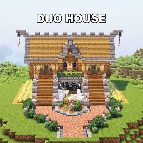 Minecraft Duo House ✅ Follow for OP Minecraft Builds 📢 Share with your Friends 💬 Rate this Build 1-10 🔖Tags 🔖 #minecraft #minecraftbuilds #minecrafters #minecraftpe #minecraftmemes #mınecraftideas #minecraftbuild #minecraftbuilding #minecraftbuilding #minecrafttutorial #minecraftonly #mcpe #minecraftpc #minecraftcreations #minecraftdaily #minecraftdesign #minecraftjava #minecrafts #minecraftyoutuber #gaming Minecraft Duo House, Castle Blueprints, Minecraft Castle Blueprints, Friend House, Minecraft Castle, Minecraft Pe, Minecraft Memes, Craft House, Minecraft Tutorial