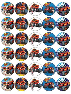 Wafer Paper Cake, Monster Truck Cake, Fairy Cake, Edible Cupcake Toppers, Truck Cakes, Monster Truck Party, Birthday Cake Topper Printable, Truck Party, Decorator Icing