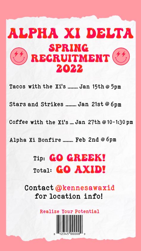 Sorority Recruitment Flyer, Cob Ideas Recruitment, Recruitment Event Ideas, Sorority Instagram Feed, Sorority Social Media, Sorority Recruitment Graphics, Recruitment Flyer, Sorority Instagram, Sorority Recruitment Themes