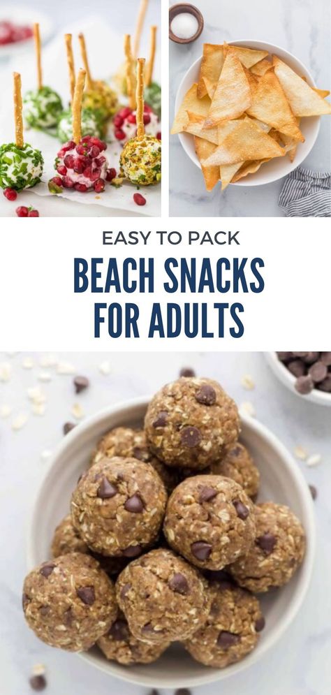 Why splurge on expensive beach snacks when you can pack your own and save some cash? Load up your cooler with easy-to-make sandwiches, refreshing fruits, crunchy veggies, and plenty of chips and dip for a beach day that's as budget-friendly as it is fun! Snacks For Beach, Beach Snacks For Adults, Beach Day Snacks, Healthy Beach Snacks, Chicken Parmesan Bites, Parmesan Bites, Recipes For Parties, Pool Snacks, Crunchy Veggies