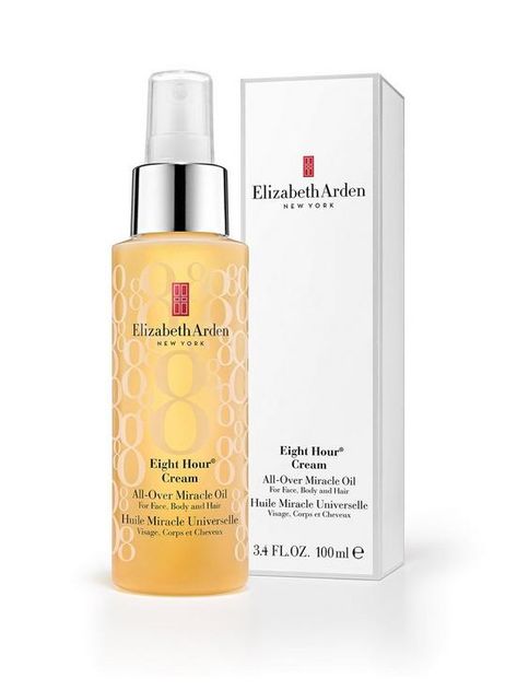 Elizabeth Arden Eight Hour Cream All Over Miracle Oil 100ml Providing luxurious, head-to-toe conditioning benefits to the body, face and hair and clinically proven to moisturize for 8-12 hours, Eight Hour® Cream All-Over Miracle Oil is the 'all you need' product in one sleek bottle. Catering to the at-home spa experience, Eight Hour® Cream All-Over Miracle Oil is delicately scented with a light floral fragrance accord that promotes a sense of well-being. HYDRATES dry, rough skin SOOTHES irritated skin PROTECTS against free radical damage ADDS SHINE to dry, dull hair Elizabeth Arden Eight Hour Cream, Luxury Skin Care, Florence Nightingale, Skin Care Range, Botanical Oils, Epilator, Aftershave, Elizabeth Arden, Beauty Expert