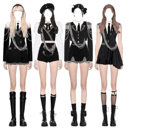 Stage Outfits Ideas, Kpop Concert Outfit, Ethereal Dress, Preformance Outfits, Trendy Summer Outfits, Fashion Group, Outfit Shoplook, Kpop Fashion Outfits, Girls Fashion Clothes