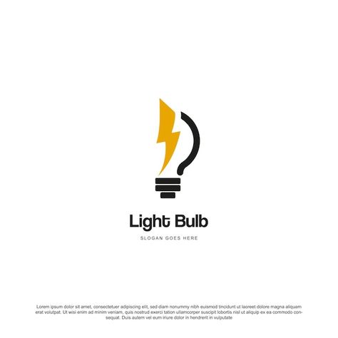 Light bulb logo designs symbol light bul... | Premium Vector #Freepik #vector #light-icon #lamp-logo #innovation-icon #silhouette-logo Light Bulb Logo Design Ideas, Electrical Logo Design Ideas, Electrical Engineering Logo, Bulb Logo Design, Path Logo, Electrical Logo, Innovation Logo, Electricity Logo, Bulb Logo