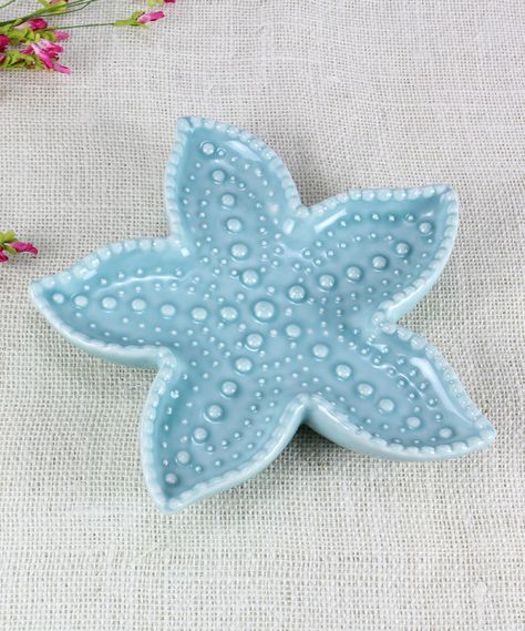 Ceramic Starfish, Pottery Unique, Beach Room Decor, Clay Moulding, Clay Plates, Diy Air Dry Clay, Air Dry Clay Projects, Ceramic Inspiration, Clay Diy Projects