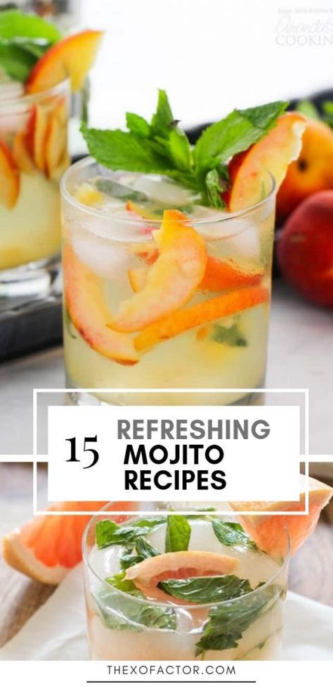 Coconut Lime Mojito Recipe, Mojito Batch Recipe, Big Batch Mojito Recipe, Flavored Mojito Recipe, Flavored Mojitos, Mojito Punch, Big Batch Mojito, Mojito Sangria, Fruit Mojito