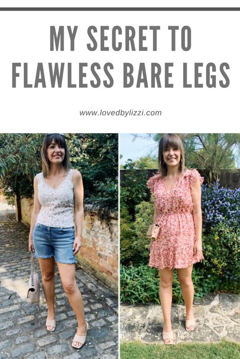 Summer months call for bare legs and I have the perfect little trick to boost your confidence in getting bare legs on show! Read the blog for more tips on how to apply! #beauty #faketan #Outfitpost Pale Legs How To Rock, Shiny Legs How To Get, Pale Legs Skin, How To Make Legs Look Flawless, Ugly Legs, Make Legs Look Longer, Pale Legs, Leg Makeup, Summer Legs