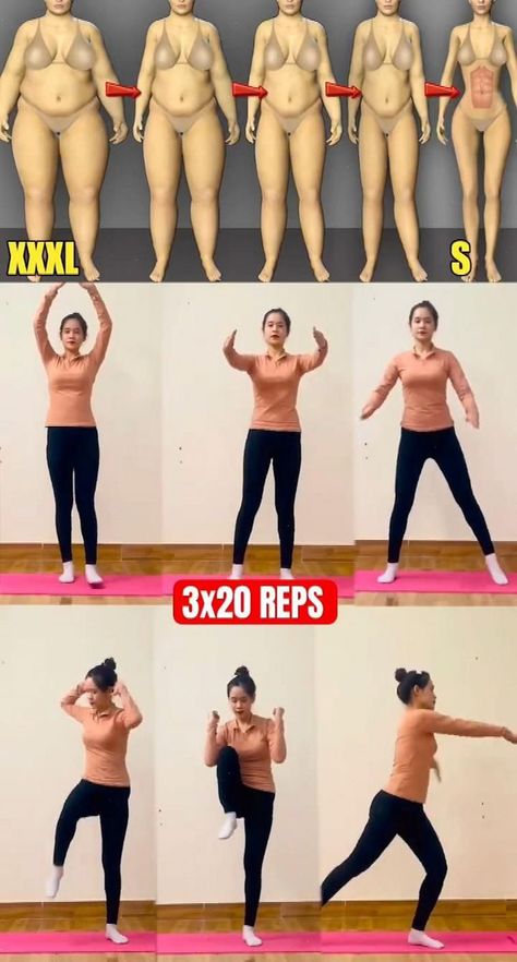 Easy Standing Exercises For Overweight Body #workoutathome #homeworkout #FitLife #Your #Enhance #FitnessTips #SelfCare #HealthyLifestyle #Journey #HealthyLiving #Fitness #Tips #NutritionTips #Exercise Summer Workout Plan, Standing Exercises, Selfcare Tips, Night Workout, Bed Workout, Easy Exercises, All Body Workout, Improve Metabolism, Exercise Tips