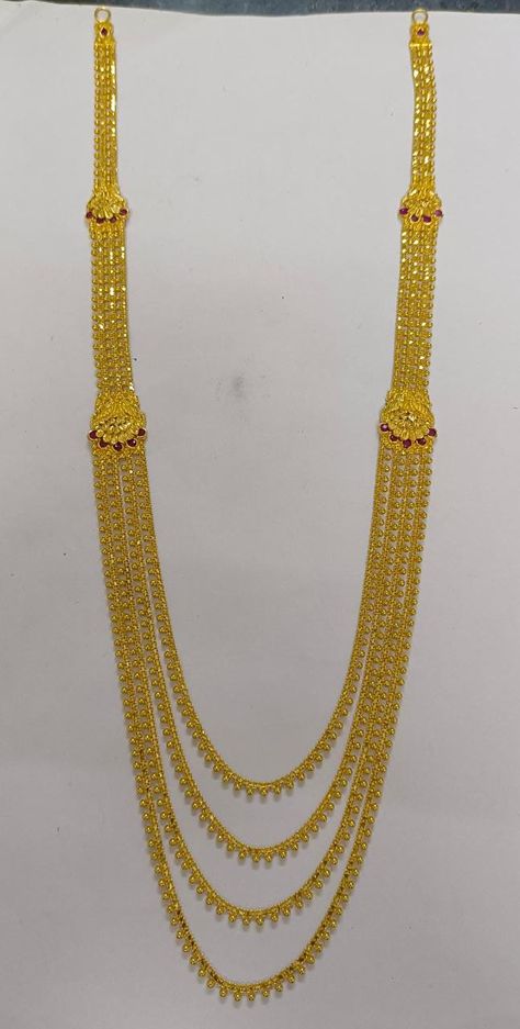 Simple Choker Necklace Designs, Chandra Haram, Rani Har, Step Chain, Simple Choker Necklace, Maharashtrian Jewellery, Simple Necklace Designs, Kids Gold Jewelry, Gold Haram