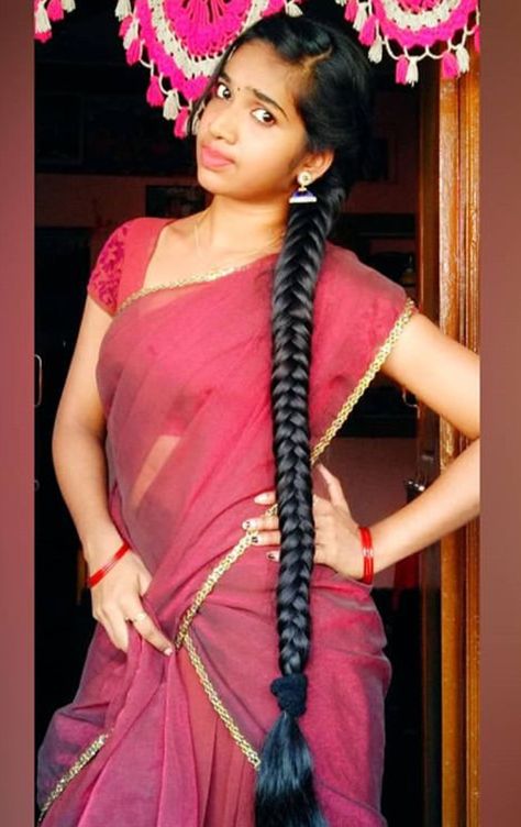 Indian Long Hair Braid, Long Indian Hair, Credit Card Online, Health Recipes, Long Hair Girl, Long Hair Women, Braids For Long Hair, Indian Hairstyles