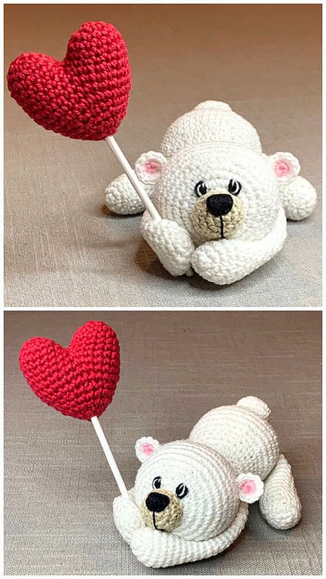 Crochet Valentine Teddy Bear Pattern Free, Crochet Amigurumi Heart Free Pattern, Crochet Valentines Day Amigurumi Patterns Free, Valentine Free Crochet Pattern, Crochet Valentines Patterns, Crochet Valentine Patterns Free, Valentine Amigurumi Free Pattern, Heart Amigurumi Free Pattern, Amigurumi Heart Free Pattern