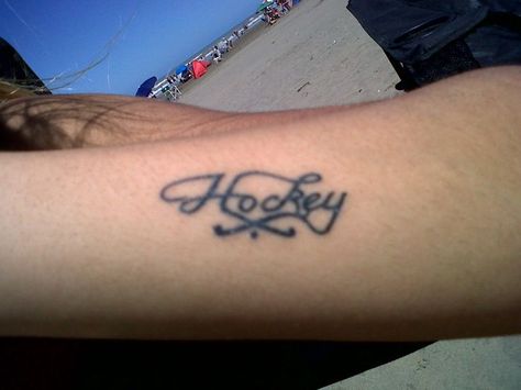 hockey tattoo - Google Search Field Hockey Tattoo Ideas, Field Hockey Tattoo, Hockey Tattoo Ideas, Hockey Tattoos, Hockey Tattoo, Tattoo Beach, Sport Tattoos, Stick Tattoo, Field Hockey Sticks