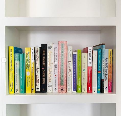 We're organizing books like Marie Kondo from now on #shelfies | Real Homes Organizing Books, Rising Strong, Large Bookcase, Real Homes, Marie Kondo, Book Organization, Shelving Systems, Book Storage, White Pages