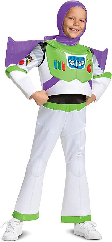 Amazon.com: Disney Pixar Buzz Lightyear Toy Story 4 Deluxe Boys' Costume, Extra Small (3T-4T) : Clothing, Shoes & Jewelry Toddler Batman Costume, Disfraz Buzz Lightyear, Buzz Costume, Buzz Lightyear Halloween Costume, Buzz Lightyear Costume, Toy Story Costumes, Batman Costume, Toy Story Buzz Lightyear, Costume Works