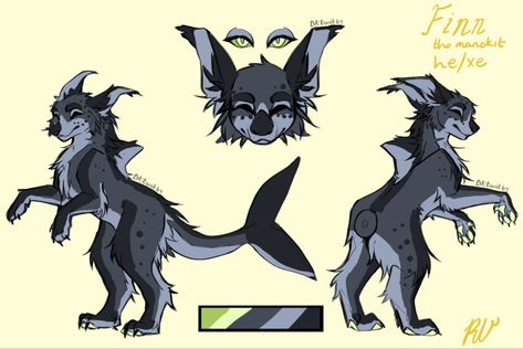 Manokit Ref Sheet, Manokit Art, Manokit Base, Manokit Fursuit, Shark Fursuit, Shark Fursona, Sona Inspiration, Fursona Ideas, Fursuit Ideas