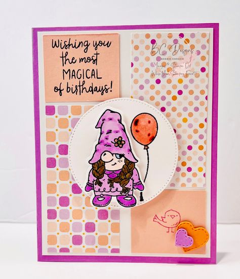 Stampin Up Friendly Gnomes Birthday Cards, Cute Birthday Cards, Online Classes, Fun Fold Cards, Holiday Catalog, Cool Cards, Homemade Cards, Stamp Set, Stampin Up