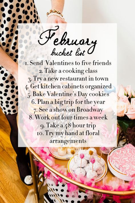 February Bucket List, Monthly Celebration, February Ideas, February Activity, Valentines Day Cookies, My Funny Valentine, Love Days, Stay On Track, Winter Fun