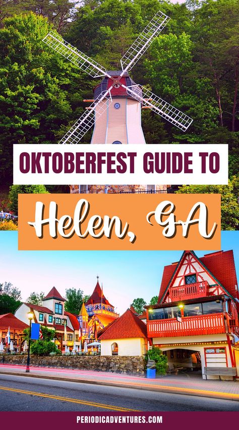 Authentic German Food, 30 Bucket List, Fall Weekend Getaway, Fall Destinations, Georgia Travel Guide, Helen Georgia, Georgia Vacation, Southern Travel, Fall Road Trip