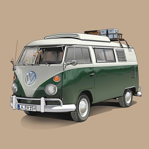 Piet Mondrian Painting, Bus Drawing, 4x4 Camper Van, Bus Girl, Vw Art, Merch Shirt, Volkswagen Van, Combi Volkswagen, Volkswagen Car