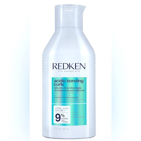 Redken Acidic Bonding Curls Silicone-Free Shampoo | For Curly Hair Curl Control + Definition With Citric Acid, Avocado Oil, Shea Butter Sulfate-Free Hydrating Shampoo Repairs Damaged Curls Rmulated With Curl-Bond Technology (Citric Acid, Urea, Glycine) To Build Bonds + Repair Curl Strength From Within Redken Acidic Bonding Leave In, Redken Acidic Bonding Shampoo And Conditioner, Redken Acidic Bonding, Redken Shampoo And Conditioner, Curl Enhancing Shampoo, Silicone Free Shampoo, Hair Curl, Curl Shampoo, Shampoo For Curly Hair