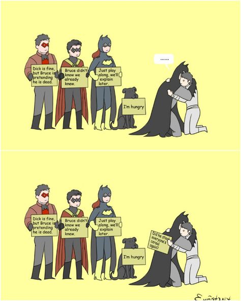 Damian Wayne Funny, Damijon Fanart, Bat Family Fanart, Funny Fanart, Family Fanart, Batfamily Funny, Robin Comics, Superhero Family, Superhero Memes