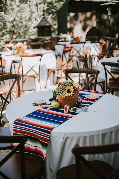 Mexican Lasso Ceremony, Mexican Venue Wedding, Mexican Themed Wedding Centerpieces, Mexican Themed Tablescape, Mexican Inspired Centerpieces, Centerpieces Wedding Mexican, Charro Venue Quince, Rustic Mexican Wedding Decor, Wedding Themes Mexican