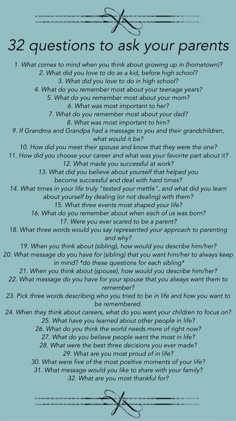 Questions To Ask Your Mom About You, Questions To Ask My Daughter, Things To Ask Grandparents, Questions To Ask Your Parents About Their Life, Questions To Ask Your Mom About Her Life, Question To Ask Your Mom, Legacy Questions For Grandparents, Parent Interview Questions, Questions To Ask Your Mother Before She Dies