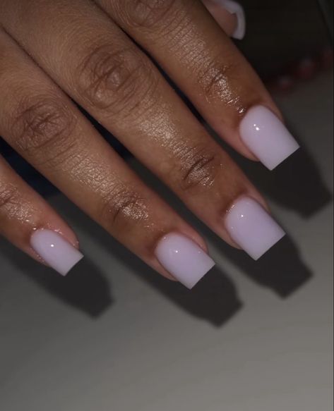 Milky Nails, Colored Acrylic Nails, Girly Acrylic Nails, Simple Acrylic Nails, French Acrylic Nails, Short Square Acrylic Nails, Acrylic Nails Coffin Pink, Black Nail Designs, Unique Acrylic Nails