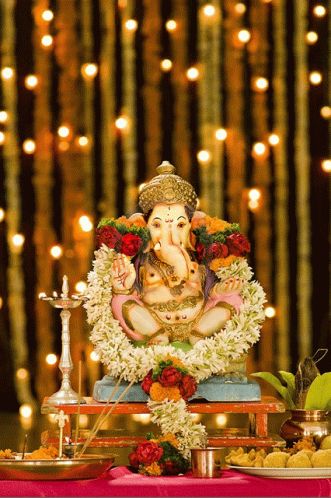 Ganesha GIF - Ganesha - Discover & Share GIFs Ganesha Gif, Ganesh Ji Images, Ganesh Chaturthi Decoration, Ganesh Lord, Ganapati Decoration, Shri Ganesh Images, Happy Ganesh Chaturthi Images, Baby Ganesha, Ganesh Idol