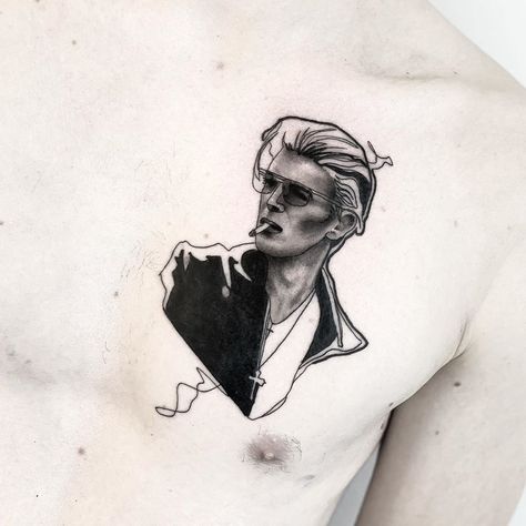 Cissa Spoerl on Instagram: “David Bowie piece i got to do in my style on the lovely @bernhard2202 thank you so much ☺️🙏 done @giahi  #microrealism #finelinetattoo…” Starman David Bowie Tattoo, Starman David Bowie, David Bowie Tattoo, Tattoo Man, David Bowie Art, Bowie Art, Man Who Fell To Earth, Fine Line Tattoos, David Bowie