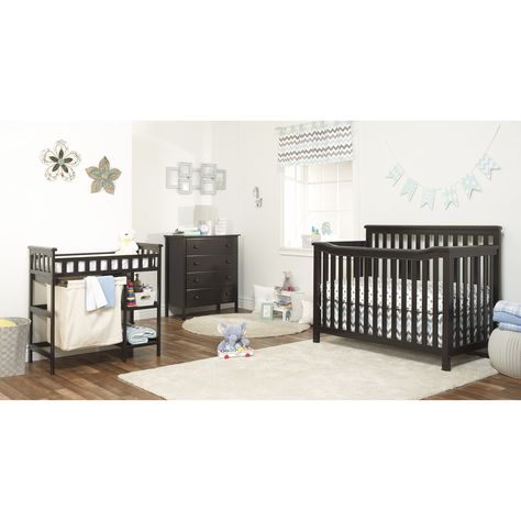 Sorelle Palisades Room in a Box | from hayneedle.com Baby Room Set, Room In A Box, Storing Baby Clothes, White Crib, Changing Table Dresser, Crib Sets, Nursery Furniture Sets, Convertible Crib, Nursery Set