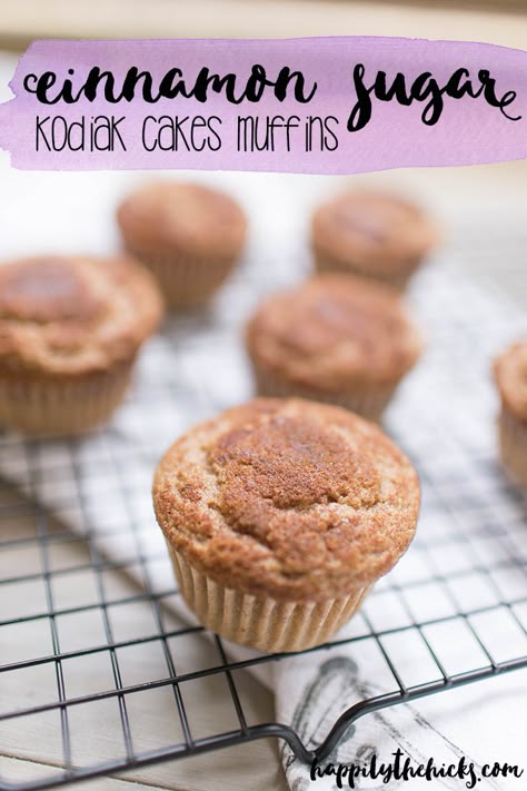 Kodiak Cakes Muffins, Kodiak Cake Recipes, Macro Desserts, Kodiak Recipes, Kodiak Cakes Recipe, Packable Lunch, Healthier Sweets, Wls Recipes, Midday Snack