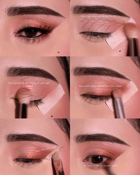 Peach eyeshadow pictorial 🍑✨🎀 peach shimmer eyeshadow, peach glitter eyeshadow tutorial, soft pink matte eyeshadow tutorial, eyeshadow tutorial for beginners morphe, makeup tutorial with shimmer eyeshadow, #blazin_beauties #makeuptrends #makeupaddict #colourpopme #eyeshadow #brightmakeup #100daysofmakeup #undiscoveredmuas #makeup #makeupideas #makeup2023 #colourfuleyeshadow #muotd #tiktoktrending #makeuptips #morphebabe #blendtherules #underratedmuas #under_ratedmakeup #eyelooks #generation... Peachy Pink Eyeshadow, Peach Eyeshadow Looks, Eyeshadow Pictorial, Glitter Eyeshadow Tutorial, Eyeshadow Tutorial For Beginners, Tutorial Eyeshadow, Peach Eyeshadow, Morphe Makeup, Bright Makeup