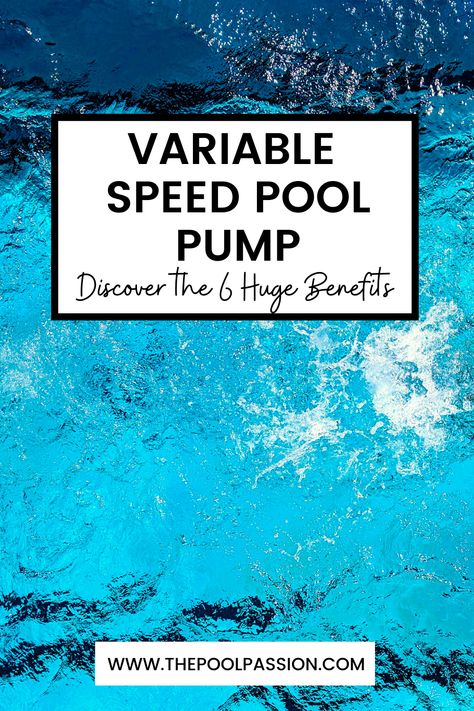 It's easy to shy away from purchasing a Variable Speed Pool Pump due to their high cost, but you may be surprised at what they can do. Let me start with the first benefit - energy savings. Basically, VSP adjusts the speed of your pump as needed. As a result, your pool pump consumes less energy, and you save money on your electricity bill. Take a look at the other benefits here. #pools #VariableSpeedPoolPump #PoolPump #poolcleaning #poolcare #poolproblems #poolmaintenance #thepoolpassion Water Weights For Pool, Swimming Pool Plumbing Diagram, Swimming Pool Plumbing, Pool Pumps And Filters, Pool Care, Electricity Bill, Pool Pump, Time Clock, Pool Maintenance