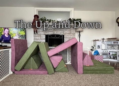 Nugget Climbing Build, Joey Builds, Playroom Loft, Nugget Creations, 1 Nugget Couch Ideas, Nugget Configurations, Nugget Builds, Nugget Ideas, Nugget Couch