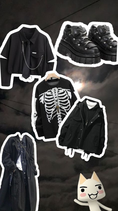 What is this style? #gothicfashion #gothic #nightcore #emo #outfit #fashion #fashioninspo Dullcore Outfits, Emo Outfit, School Outfit, Goth Fashion, Black Outfit, Gothic Fashion, Fashion Inspo, Pins