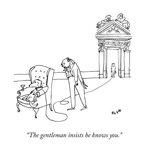 Dog Thoughts, New Yorker Cartoons, Image Memes, Comic Relief, Magical Art, Cartoon Memes, The New Yorker, A Cartoon, Funny Cartoons