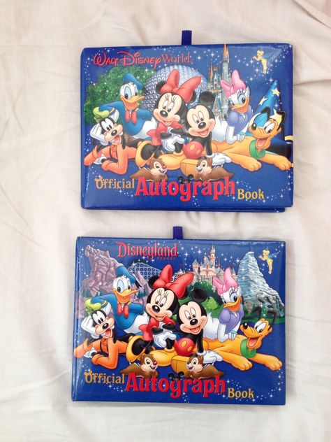 Autograph books from every Disney park! Disney World Autograph Book, Magic Kingdom Disney World, Disney World Souvenirs, Autograph Book Disney, Piglet Eeyore, Autograph Book, Autograph Books, Word Searches, Disney Park