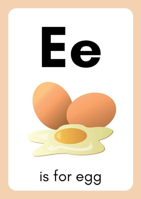 Letter E Printable Alphabet With Image Letter E Flashcards, Letter Flashcards Printable Free, Phonics Flashcards Free Printable, Alphabet Flashcards Printable Free Cards, Letter E Printable, Abc Flashcards Printable, Preschool Alphabet Printables, Kids Learning Alphabet, Alphabet Flash Cards Printable