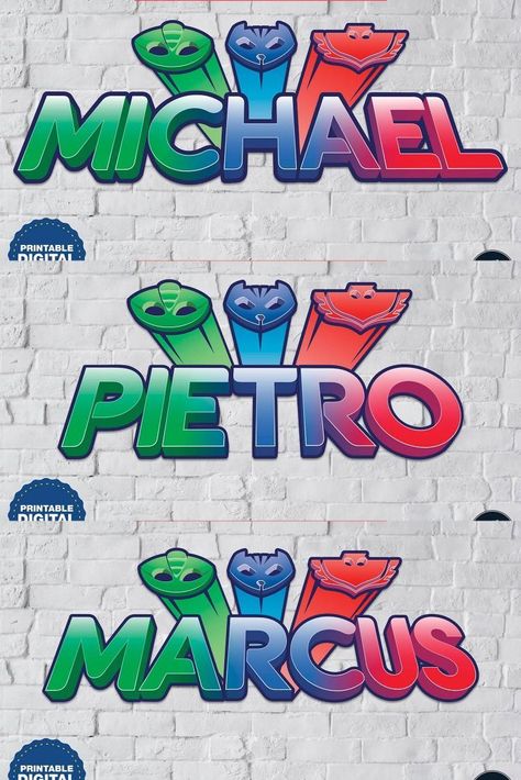 I will put your text or your name on pj masks logo, #text, #put, #pj Logo Text, Mobile Design, Baby Shark, Logo Design Services, Digital Printables, Your Name, Logo Design, Mask, ? Logo