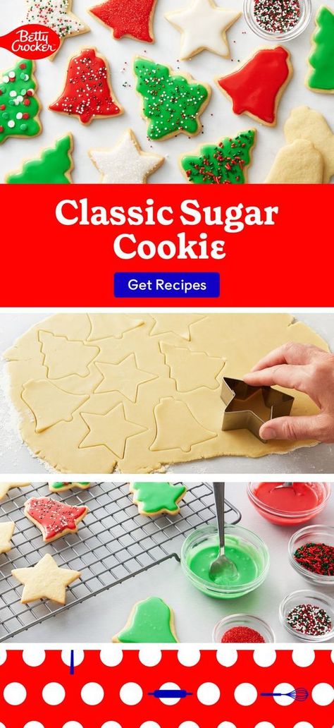 Mary’s Sugar Cookies Betty Crocker, Betty Crocker Cutout Sugar Cookies, Betty Crocker Sugar Cookie Mix Cutout, Betty Crocker Sugar Cookie Mix Ideas, Christmas Cookies Recipes Sugar Cookie, Betty Crocker Sugar Cookie Mix Hacks, Betty Crocker Sugar Cookie Mix Recipes, Old Fashion Sugar Cookies, Betty Crocker Sugar Cookie Recipe