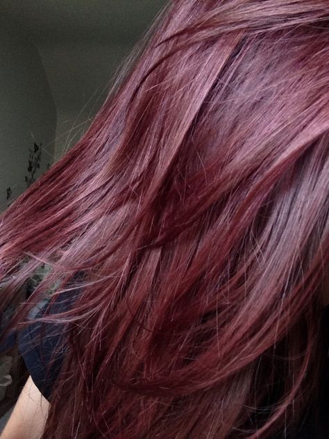 Fuchsia // cherry coke hair Cherry Coke Color, Cherry Cola Hair Color Aesthetic, Coke Cola Hair Color, Black Cherry Hair Aesthetic, Cherry Burgundy Hair Color, Cherry Red Coke Hair, Coke Hair Color, Cherry Coke Color Hair, Red Coke Hair